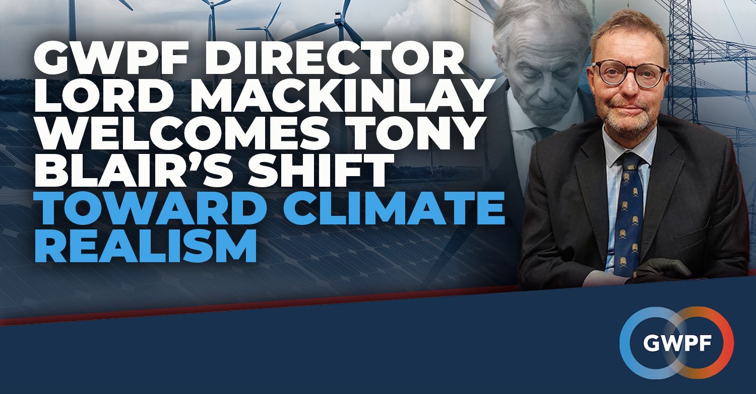 tony blair shifts toward climate realism